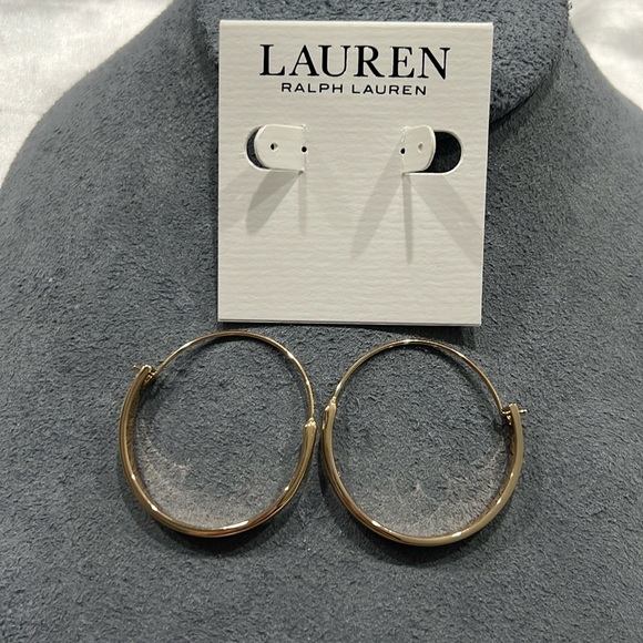 Lauren Ralph Lauren Jewelry - lauren ralph lauren gold tone hoops